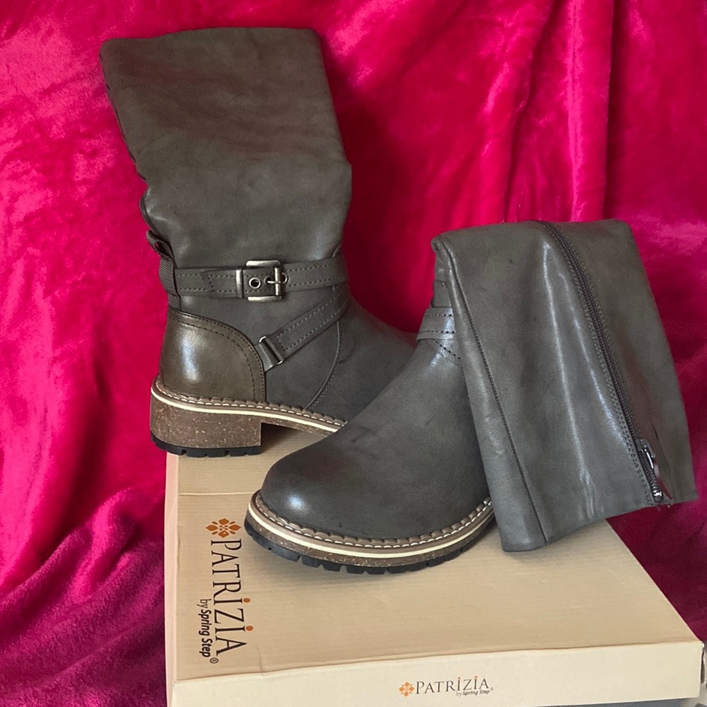 NEW Grey Riding/Work Boots 9M
